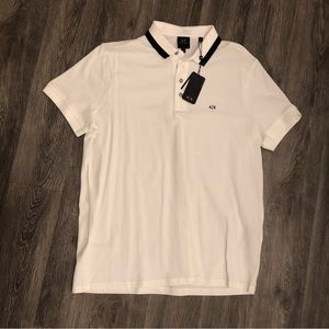 A/X Armani Exchange Polo - White - Sz XL NWT